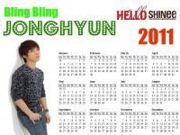 SHINee Jonghyun 2011 Calendar