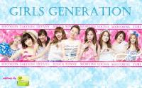 SNSD Daum picture 2 with circle motif [blue-pink]