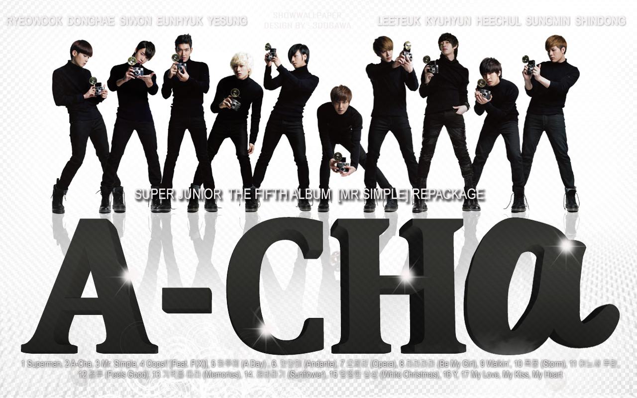 Super Junior 5th Album [Mr.Simple] Repackage : 39;ACHa39; Wallpaper