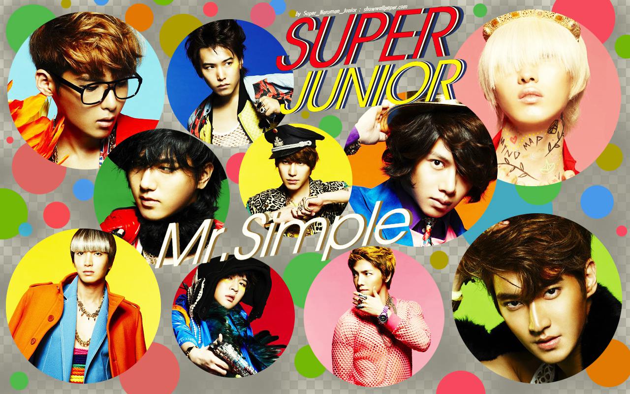 Super Junior 5th Album Mr Simple Wallpaper by Super Naruman Junior