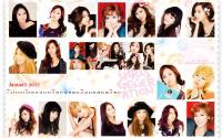 Girls Generation Calendar Jan 2012