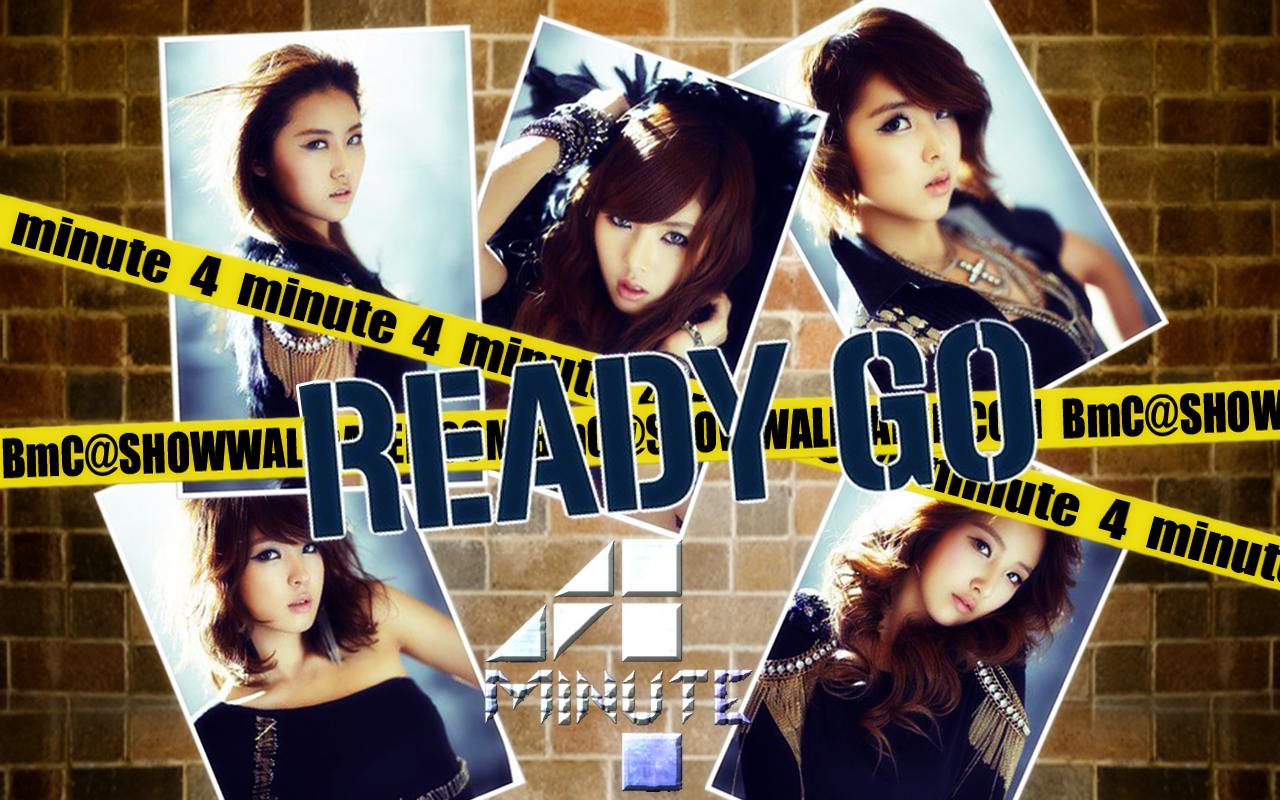 wall paper to go on 4minute Ready Go Wallpaper