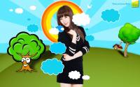 Tiffany SNSD in Cartoon World