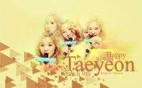 HBD Taeyeon March 9th