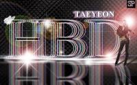 HBD Taeyeon 2012