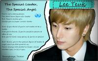 The Special Leader, The Special Angel: Lee Teuk