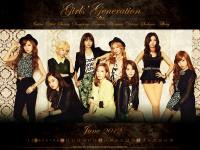 SNSD ♥ Paparazzi Japanese single with Calendar June 2012