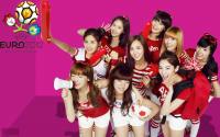 SNSD Support Euro 2012