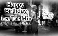 Lee Tae Min 'SHINee' Birthday