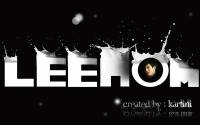 Lee Hom Milk Typography