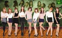 Snsd on Snsd Background