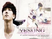 yesung on magazine