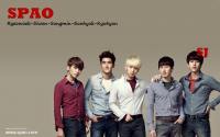 Super Junior (Kyuhyun, Eunhyuk, Sungmin, Siwon & Ryeowook) for SPA