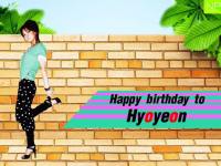 HBD::Hyoyeon SNSD