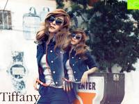 Tiffany  in the town