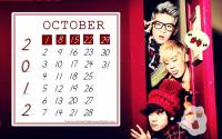 Teen Top : October 2012 Calender