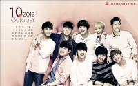 Super Junior Lotte October Calendar