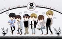 EXO M ♥ cartoon ver. calendar