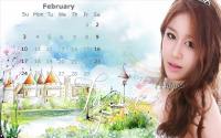 Jiyeon:February Calendar