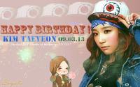 Taeyeon ~ Happy Birthday