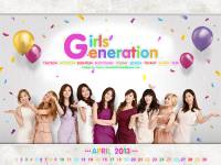 SNSD ♥ LG 3D TV With Calendar April 2013