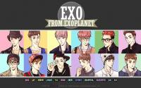 EXO ♥ Cartoon Ver.