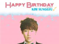 Happy Birthday My Sunggyu