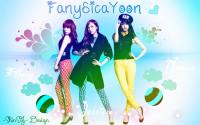 FanySicaYoon Blue Wallpaper