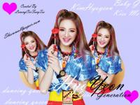 SNSD Hyoyeon Baby G Kiss Me Wallpaper