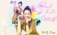 -Choi Sulli- A Cute Girl