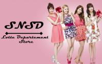 SNSD Lotte departement store promotion