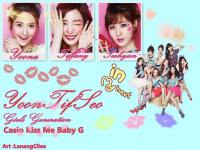 SNSD :YoonTiffSeo Triple Casio Kiss Me Baby G