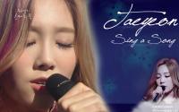 Taeyeon sing a song