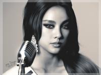 ••Lee Hyori Miss Korea painting•