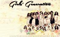 Girls' Generation Calendar 1