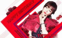 ::Happy Birthday-Tiffany Beauty Red::