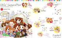 ::SNSD FanArt Cute Ver::