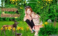 Hyuna 4Minute Flower Garden Nature