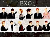 EXO:For:′L′Officiel Hommes':Magazine