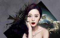 bingbing' dark red mouth