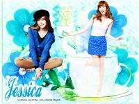 SNSD Jessica : Flower and Glass