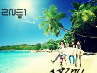 2NE1 in BEACH!!