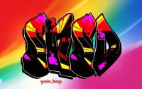 SNSD Grafitti (Black,Yellow,Red and Purple)