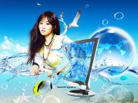 SNSD Yuri : Go Out From Water