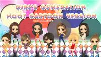 Girl's Generation Hoot Cartoon