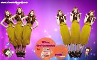 Tiffany SNSD-Orange Purple Wallpaper