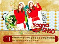 SNSD YoonA : Calendar November