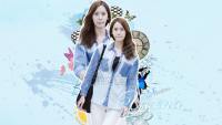 Yoona Snsd Blue Wallpaper
