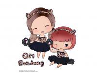 Cute Chibi Qri and Eunjung
