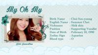 Sooyoung Profile [My Oh My]